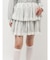 カットティアードミニスカート