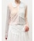 fog color blocking cardigan