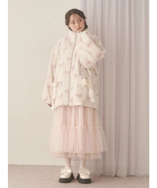 Fluffy Tulip Boa Blouson｜メリージェニーの通販｜&mall（アンド