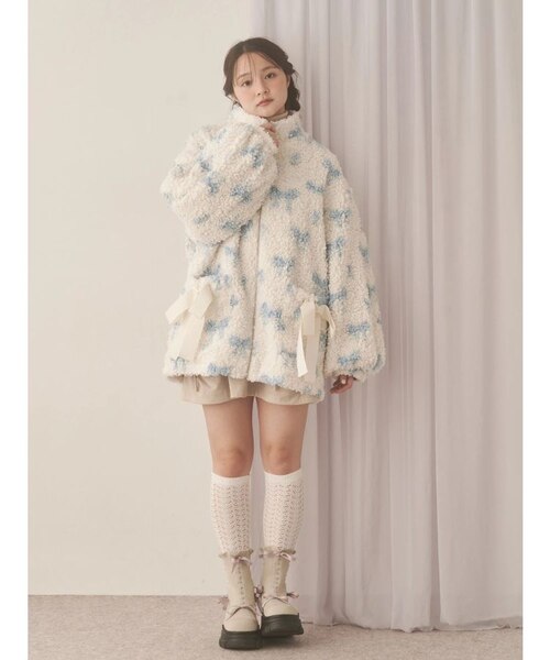 Fluffy Tulip Boa Blouson｜メリージェニーの通販｜&mall（アンド