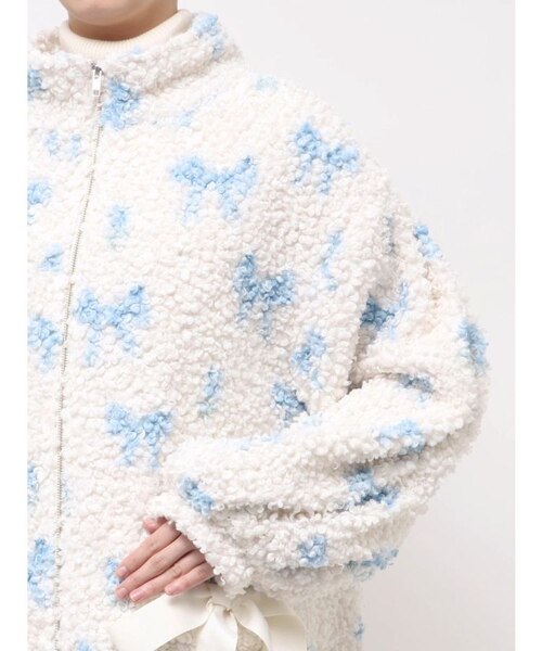 Fluffy Tulip Boa Blouson｜メリージェニーの通販｜&mall（アンド