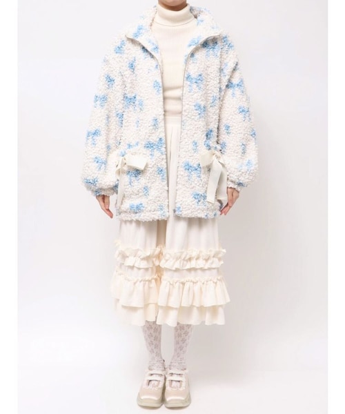 Fluffy Tulip Boa Blouson｜メリージェニーの通販｜&mall（アンド