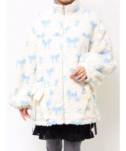 Fluffy Tulip Boa Blouson｜メリージェニーの通販｜&mall（アンド