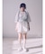 frill mary jane metal sneakers