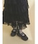 frill mary jane metal sneakers
