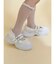 frill mary jane metal sneakers