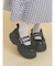 frill mary jane metal sneakers