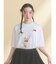 ribbon dog collage tee