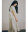 jacquard tieredワンピース