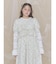 jacquard tieredワンピース