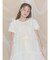 jacquard tieredワンピース