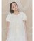 jacquard tieredワンピース