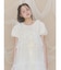 jacquard tieredワンピース