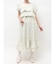 jacquard tieredワンピース