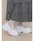 frill mary jane metal sneakers