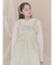 apron jacquardワンピース