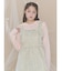 apron jacquardワンピース