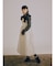 apron jacquardワンピース