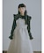 apron jacquardワンピース