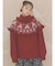 bear yoke knit tops