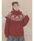 bear yoke knit tops