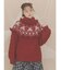 bear yoke knit tops