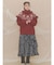 bear yoke knit tops