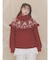 bear yoke knit tops