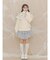 bear yoke knit tops