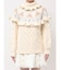 bear yoke knit tops
