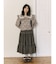 lace ribbonギャザースカート