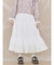 lace ribbonギャザースカート