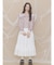lace ribbonギャザースカート