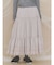 lace ribbonギャザースカート