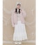 lace ribbonギャザースカート