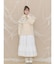 lace ribbonギャザースカート