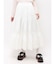 lace ribbonギャザースカート