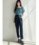 クレープテーパードパンツ【セットアップ着用可能】