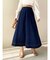 ステッチデザインフレアスカート