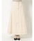 ステッチデザインフレアスカート