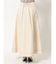 ステッチデザインフレアスカート