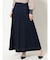 ステッチデザインフレアスカート
