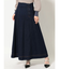 ステッチデザインフレアスカート