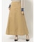 ステッチデザインフレアスカート