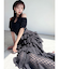 ヘムラッフルアシメワンピース