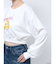【ディズニーコレクション】クロップドルーズスウェット