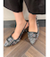 バックルツイードパンプス