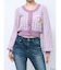 【ディズニーコレクション】チェックニットカーディガン