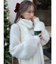 ルーズマフラーニットチュニック