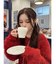 ルーズマフラーニットチュニック